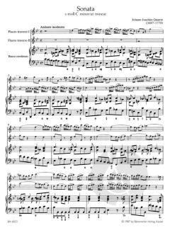 Triosonate c-Moll von Johann Joachim Quantz (Download) 