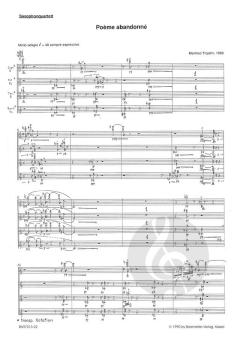 Poème Abandonné von Manfred Trojahn (Download) 