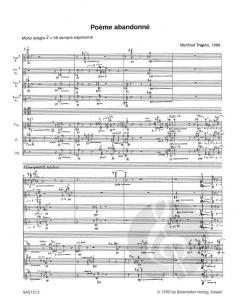 Poème Abandonné von Manfred Trojahn (Download) 