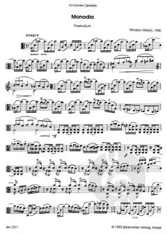 Monodia per Viola sola von Miroslav Miletic (Download) 