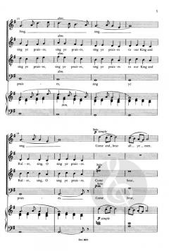 4 Motets No. 4 'Sing ye Praises To Our King' (Aaron Copland) 