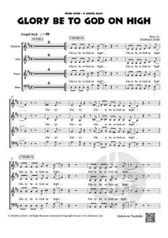 Glory Be to God On High - SATB von Stephan Zebe (Download) 