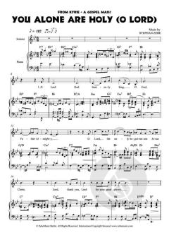 You Alone Are Holy - Oh Lord von Stephan Zebe (Download) 