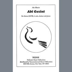 Abi Gezint Solo (High), Clarinet, Piano (Download) 