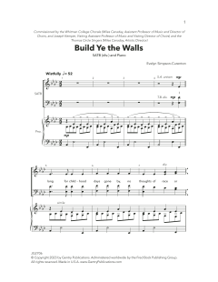 Build Ye The Walls von Evelyn Simpson-Curenton (Download) 