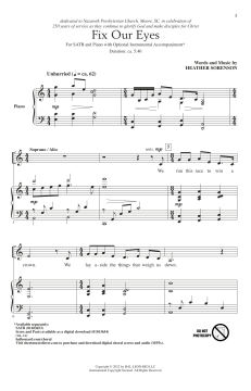Fix Our Eyes von Heather Sorenson (Download) 