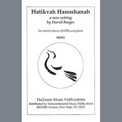 Hatikvah Hanoshanah von David Burger (Download) 