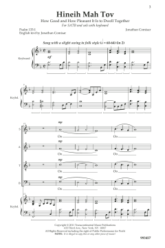 Hineih Mah Tov von Jonathan Comisar (Download) 