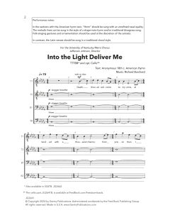 Into The Light, Deliver Me von Richard Burchard (Download) 