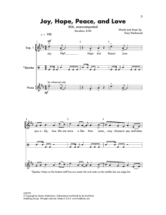 Joy, Hope, Peace, And Love von Gary Packwood (Download) 