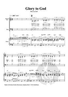 Glory to God - Ehre sei Gott von Christiane Etzold (Download) 