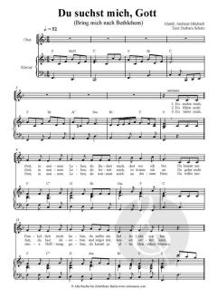 Du suchst mich, Gott von Andreas Mücksch (Download) 