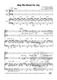 May We Shout For Joy von Michael Martin (Download) 