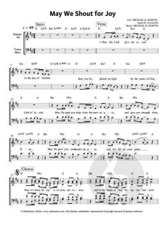 May We Shout For Joy von Michael Martin (Download) 