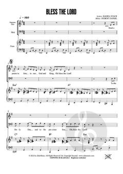 Bless the Lord von Hubert Zaindl (Download) 