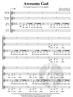 Awesome God von Niko Schlenker (Download) 