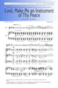 Lord, Make Me an Instrument of Thy Peace von S. Russell Floyd III (Download) 
