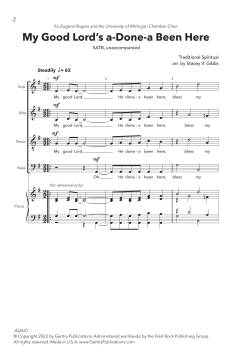My Good Lord's a-Done-a Been Here (Download) 