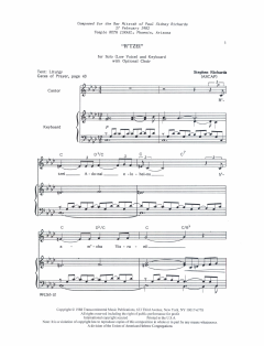 R'Tzei (Low) Solo (Low), Keyboard von Stephen Richards (Download) 