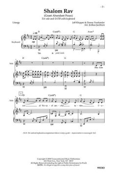 Shalom Rav (Grant Abundant Peace) von Jeff Klepper (Download) 