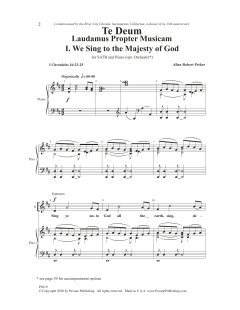 Te Deum von Allan Robert Petker (Download) 