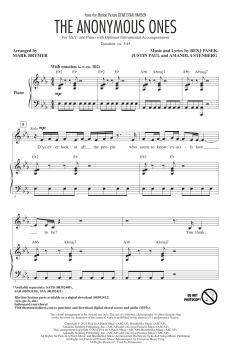 The Anonymous Ones von Benj Pasek (Download) 