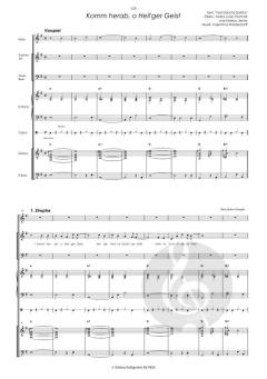 Geist des Herrn, sei mein Rückenwind 1 - Partitur von Johann Simon Kreuzpointner 