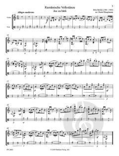 Rumänische Volkstänze von Béla Bartók 