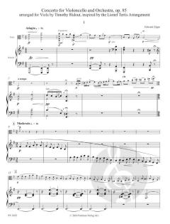 Konzert e-Moll op. 85 von Edward Elgar 