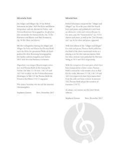 Adagio und Allegro op. 70 von Robert Schumann 