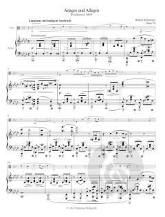Adagio und Allegro op. 70 von Robert Schumann 