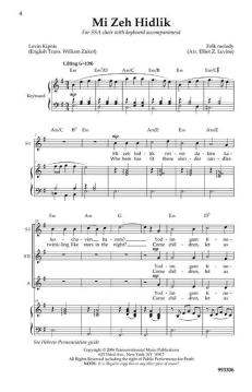 Three Yiddish Chanukah Songs For Treble Choir (Download) 