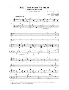 Thy Great Name We Praise von Dennis Clements (Download) 