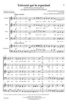 Universi Qui Te Expectant von Michael Haydn (Download) 