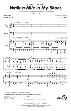 Walk a Mile in My Shoes (Download) 