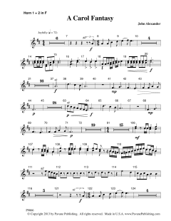 A Carol Fantasy (Download) 