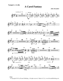 A Carol Fantasy (Download) 