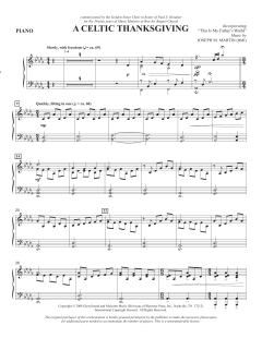 A Celtic Thanksgiving von Joseph A. Martin (Download) 