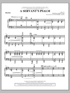 A Servant's Psalm von Joseph M. Martin (Download) 