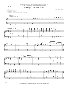 A Song of Joy and Praise von Allan Robert Petker (Download) 