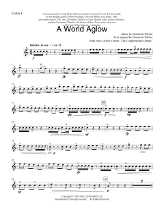A World Aglow (Download) 