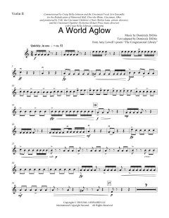 A World Aglow (Download) 