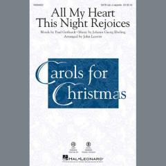 All My Heart This Night Rejoices von Johann Georg Ebeling (Download) 