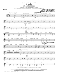 Annie (Choral Highlights) von Charles Strouse (Download) 