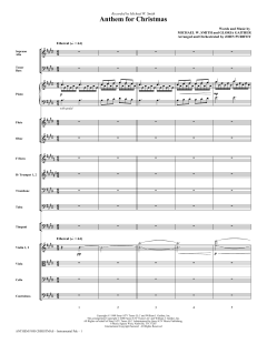 Anthem For Christmas von Michael W. Smith (Download) 