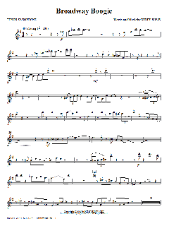 Broadway Boogie INSTRUMENTAL PACK von Kirby Shaw (Download) 