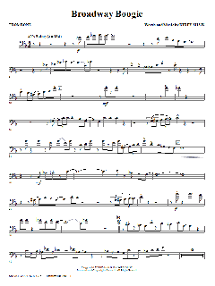 Broadway Boogie INSTRUMENTAL PACK von Kirby Shaw (Download) 