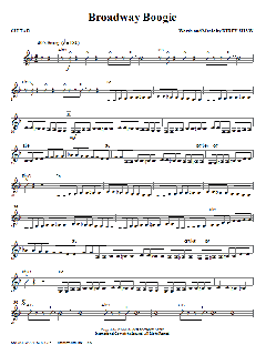 Broadway Boogie INSTRUMENTAL PACK von Kirby Shaw (Download) 