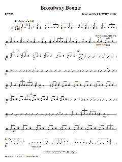 Broadway Boogie INSTRUMENTAL PACK von Kirby Shaw (Download) 