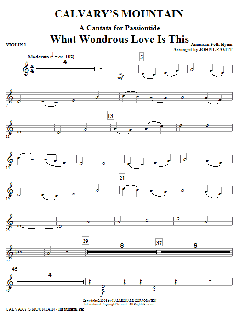 Calvary's Mountain von John Leavitt (Download) 